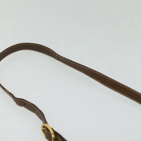 GUCCI GG Supreme Web Sherry Line Bag PVC Beige Gold 89 02 077 Auth 128012 - Picture 9 of 16